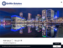 Tablet Screenshot of griffin-estates.com